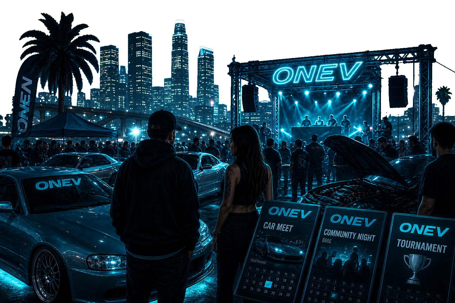 ONEV Events mit Community-Abend, Stadtlichtern und GTA 5 Roleplay Szene